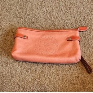Elegant Coach Coral Clutch